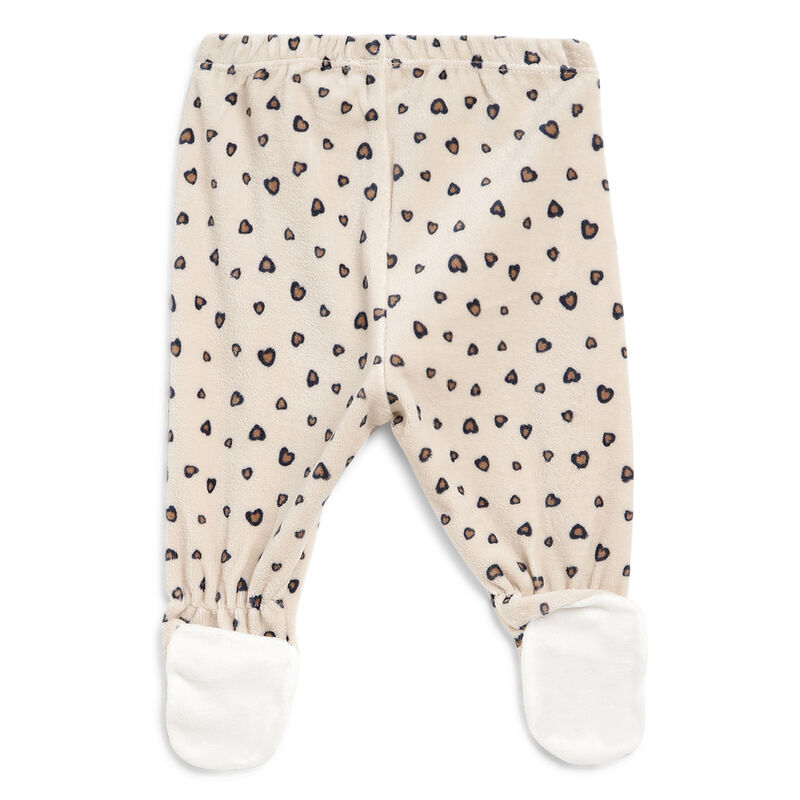 Girls Natural Printed Sweater with Leggings image number 3